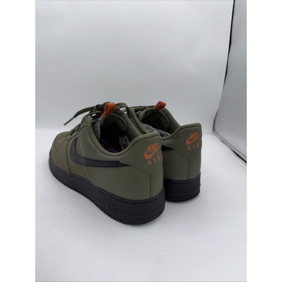EUC Size 11.5 - Nike Air Force 1 Low Medium Olive BQ4326-200 - Picture 6 of 14